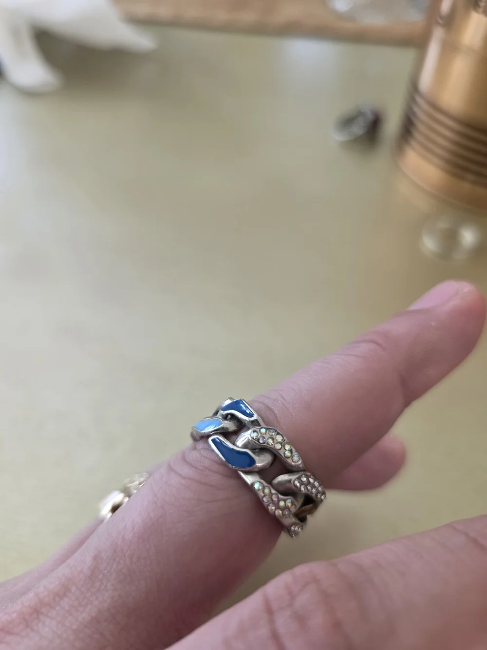 Vuitton  Chain Cuban Link Ring - Women Jewelry
